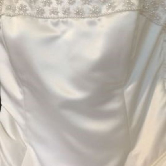 Demetrios Strapless Bridal Dress - Picture 4 of 6